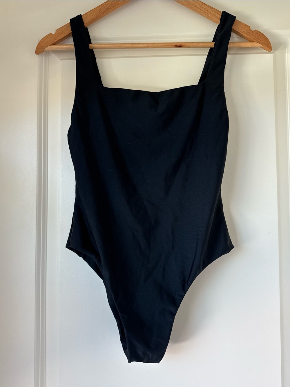Benoa Swim Black Square-Neck One-Piece Swimsuit
